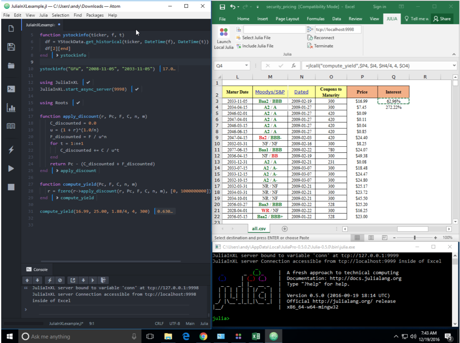 Algorithmic Trading With Julia Julia Computing - 